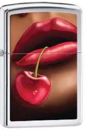 Bricheta Zippo 28655 lips and cherries