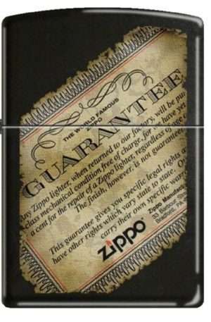 Brichete Zippo Guarantee Black Matte