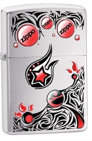 Bricheta Zippo STARS AND PLANE